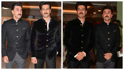 Ranbir Kapoor and Vicky Kaushal TWIN as Air Force pilots in new ‘Love and War’ set photos