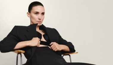 Rooney Mara & Paul Simonon Pose for Givenchy