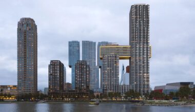 Rotterdam Strikes A High Note As Construction Begins On MVRDV’s Saxophone-Inspired Towers