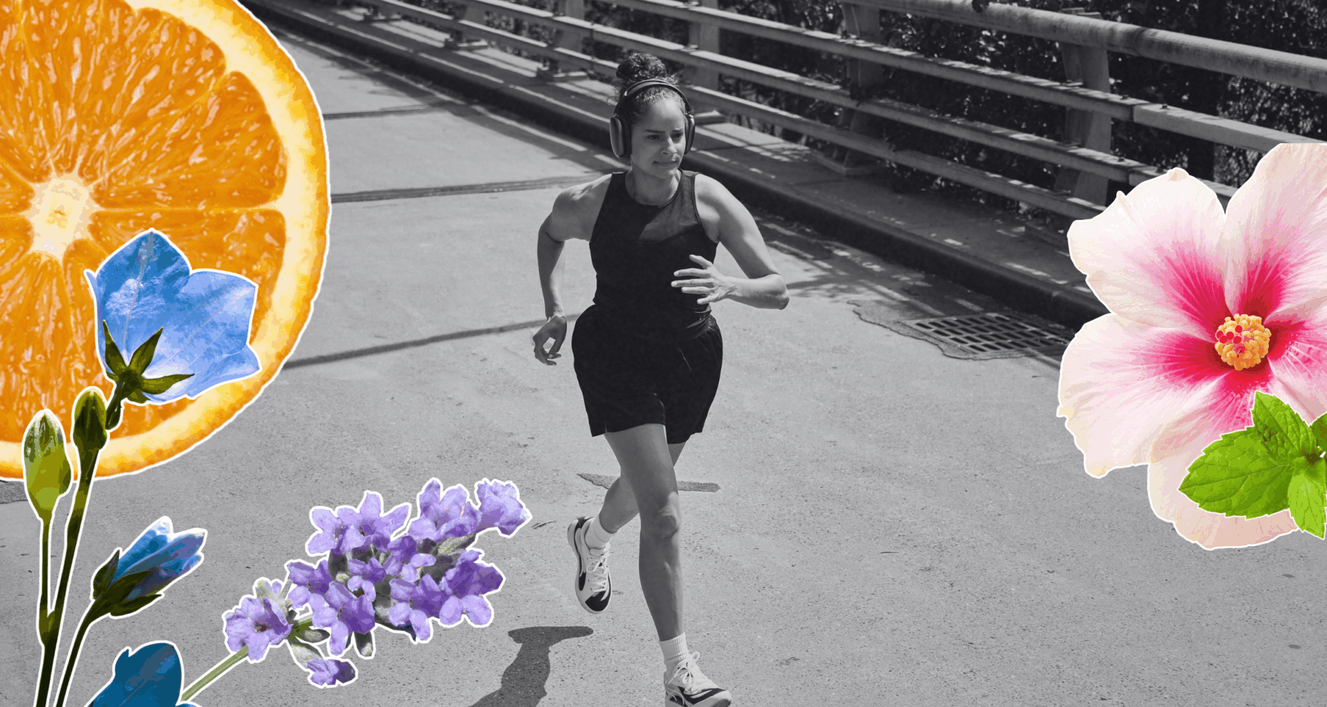 running outside near outdoor scents