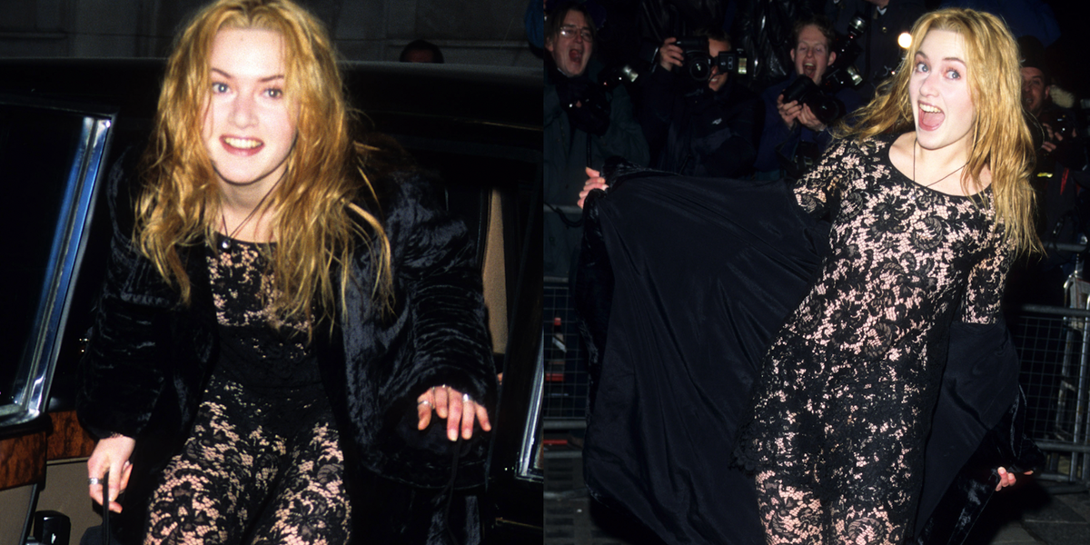 Kate Winslet Wore Naked Jumpsuit to Meet King Charles