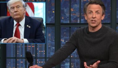 Seth Meyers Hits Back at Trump's Calls to Fire Late-Night Host
