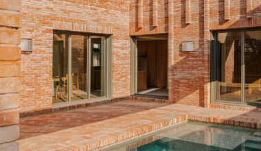 SIGLA studio organizes brick residence around two patios in spain