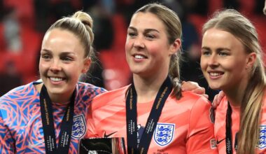 Hannah Hampton (right) usurped Mary Earps as Sarina Wiegman's England No 1