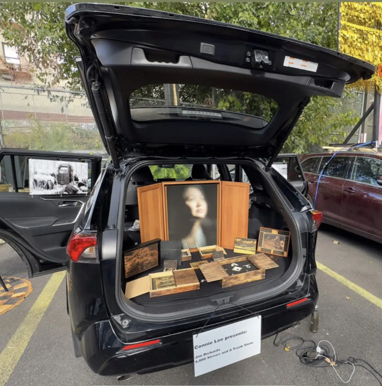 Artwork by Jim Richards, as curated by Connie Lee.