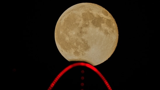 Earlier, a supermoon happened on October 7 and it was called 'Harvest Moon.'(AP)