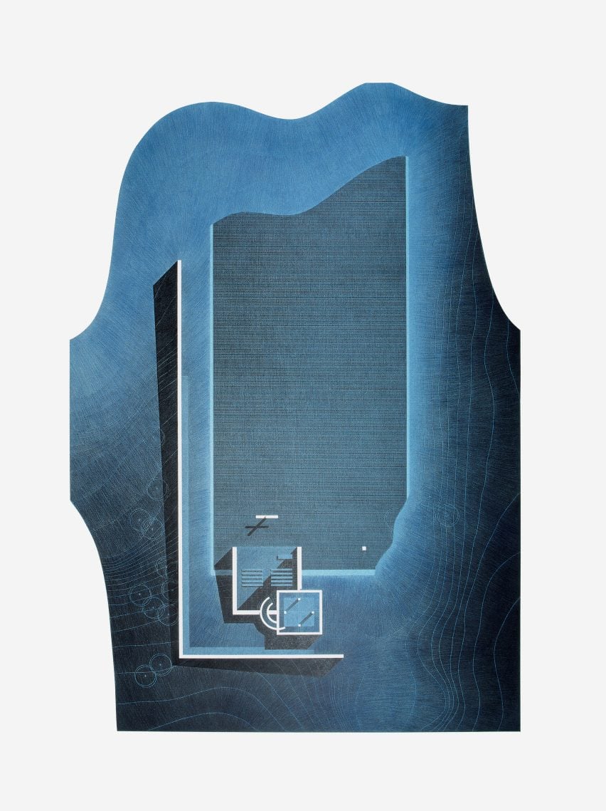 Lithograph by Tadao Ando