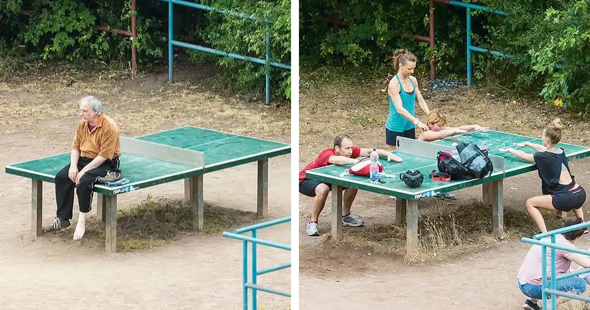 Photographer Captures Community Life Around a Ping-Pong Table