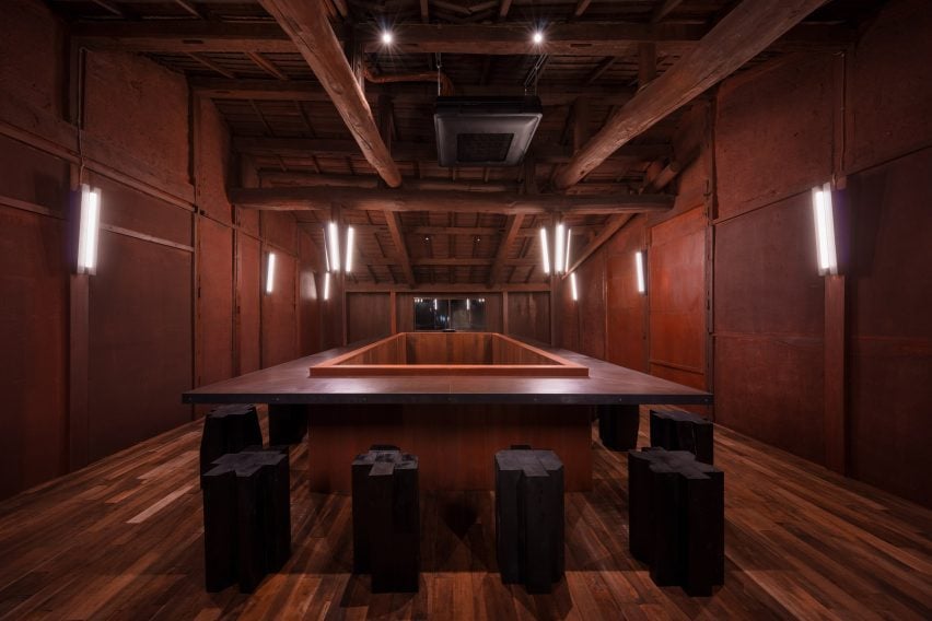 UNC Studio-designed cafe in Kyoto, Japan