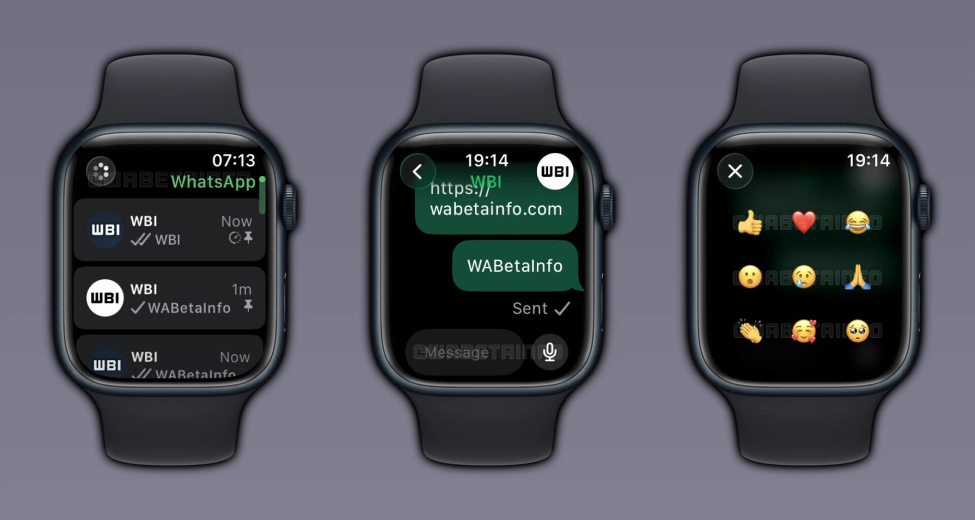 WhatsApp Apple Watch