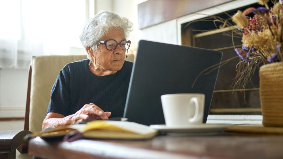 Woman on laptop