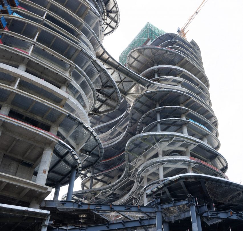 Yidan Center by Zaha Hadid Architects under construction in Shenzhen