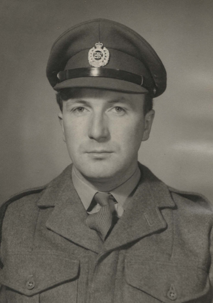 Architect Frank Tucker in his National Service portrait.