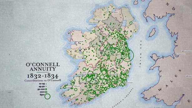 Catholic rent paid to the Catholic Association in Ireland with the aim of raising funds