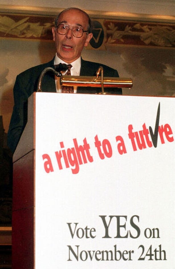 MERVYN TAYLOR SPEAKING AT THE LABOUR PARTY LAUNCH OF THEIR DIVORCE DOCUMENT IN DUBLIN