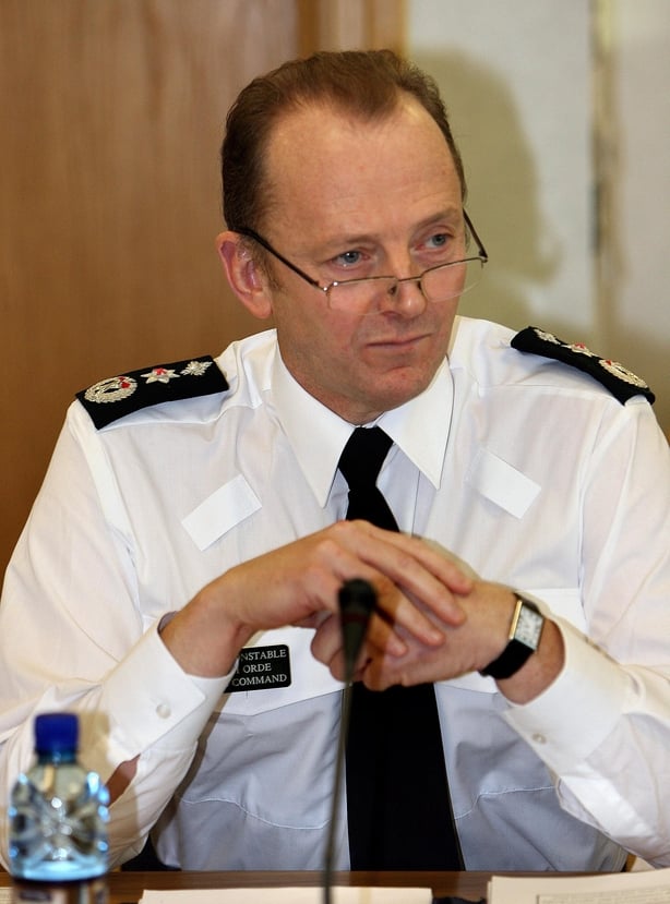 A picture taken in 2008 shows former PSNI Chief Constable Hugh Orde 
