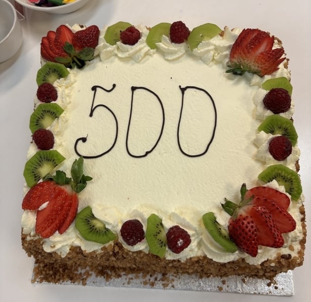 platelet donor celebration cake