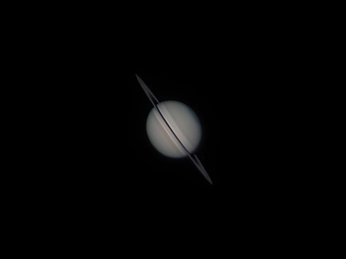 Saturn Philip Michel, St Albans, Hertfordshire, UK, 6 August 2025 Equipment: ZWO ASI290MC camera, Sky-Watcher Skyliner 300P Dobsonian with integrated mount