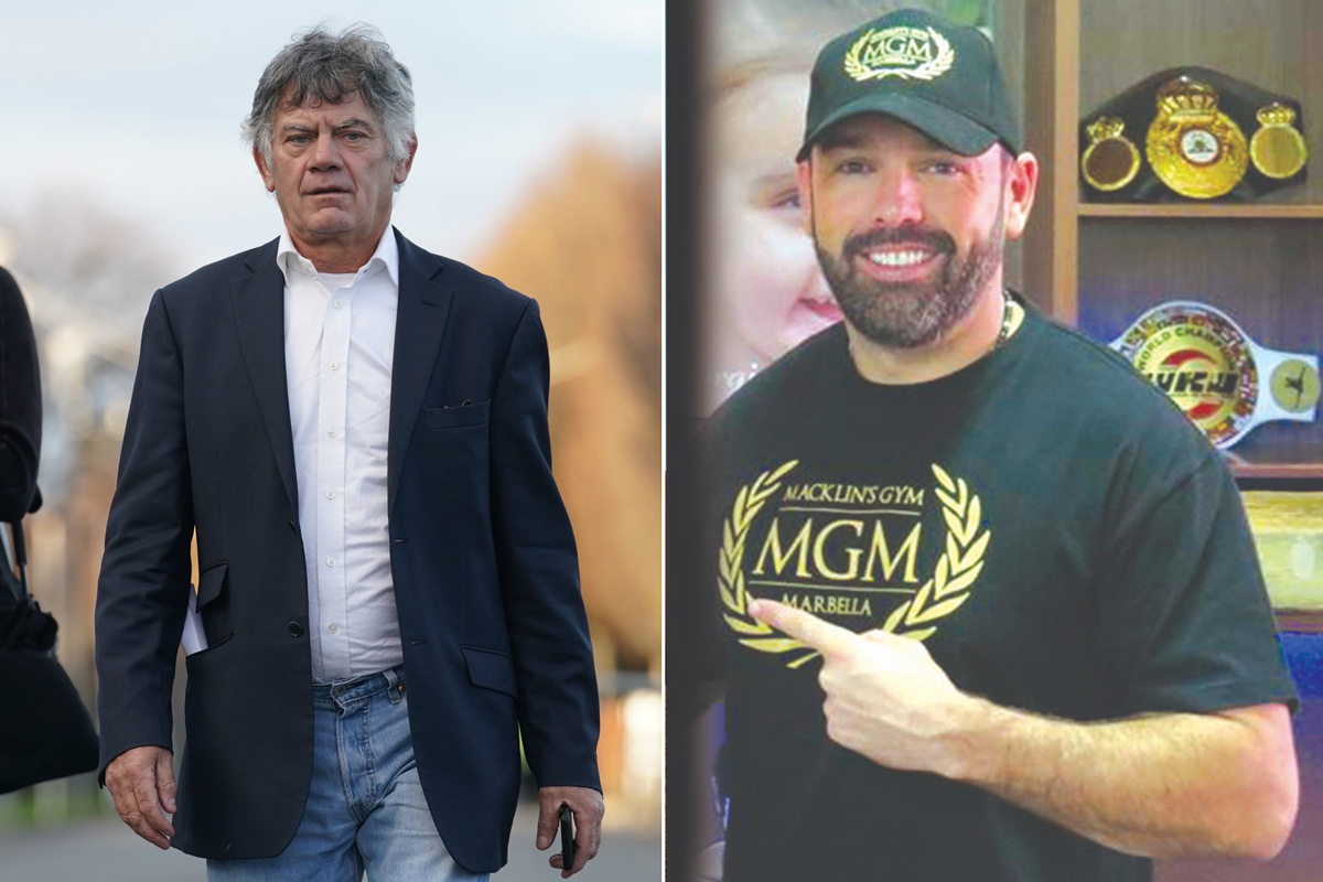 Gerry Hutch, left, and Daniel Kinahan, right