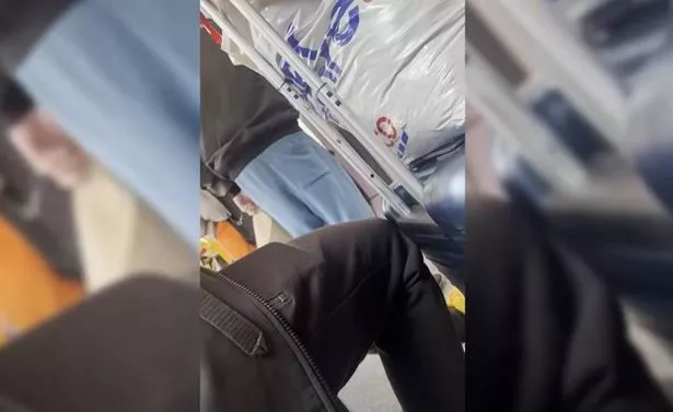 Footage from on the Luas incident 