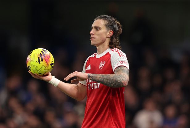 Riccardo Calafiori of Arsenal