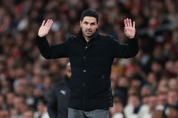 Mikel Arteta manager / head coach  of Arsenal during the Premier League match between Arsenal and Brentford at Emirates Stadium on December 3, 2025 in London, England