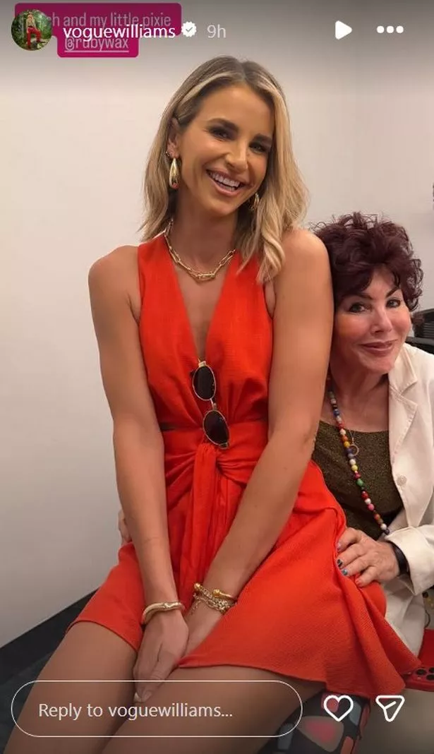 Vogue Williams and RUby Wax