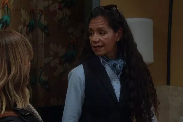 Celia and Rhona in the Woolpack