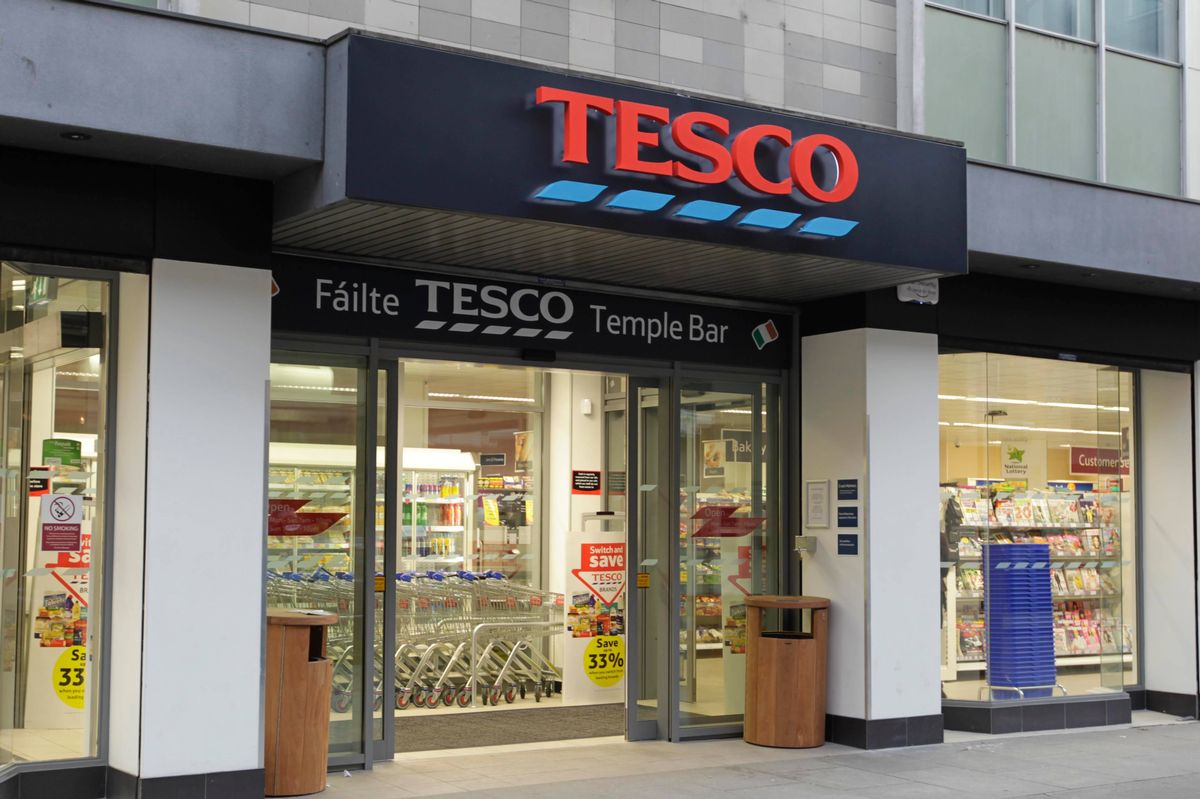 Tesco in Temple Bar, Dublin (stock)