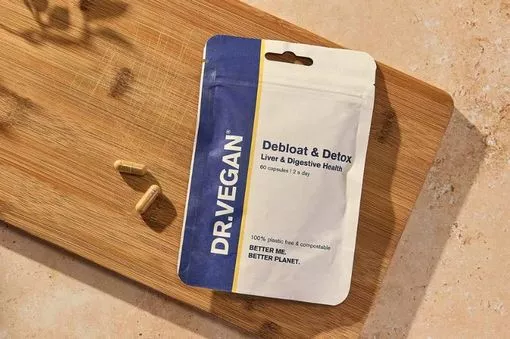 Debloat & Detox is a liver and digestive health supplement from Dr Vegan