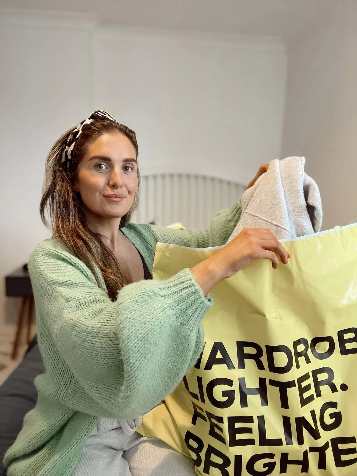 Georgina came to realise she had too much stuff and not enough space