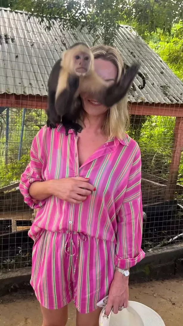 Claire Byrne in Roatán, an island in Honduras