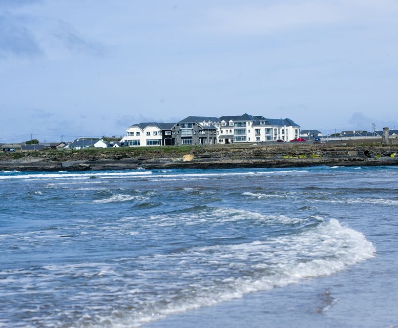 The Armada Hotel overlooking Spanish Point in County Clare.