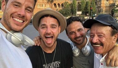 Scott, Adam and Ryan Thomas were sent with their father Dougie to India in 2019 by ITV to explore their family heritage