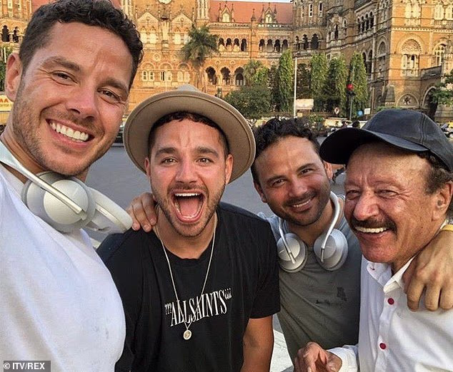 Scott, Adam and Ryan Thomas were sent with their father Dougie to India in 2019 by ITV to explore their family heritage