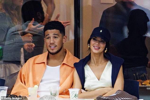 The reality television personality was then believed to have been 'hanging out with' her ex Devin Booker, 29, again, who was initially her boyfriend from 2020-2022; Seen in 2022