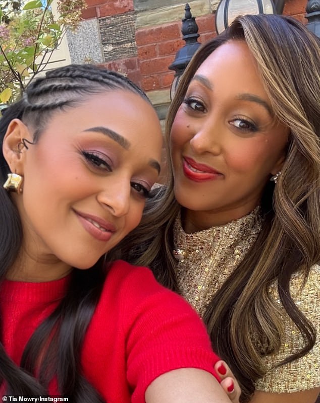 Tia Mowry (L, pictured October 16) addressed rumors of a 'rift' with her Napa-based identical twin sister Tamera Mowry-Housley (R) after admitting she 'wished' they 'were still close' on her WeTV reality show My Next Act last year
