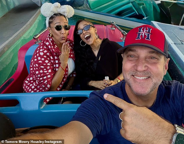 Tia (M) gushed: 'It just felt like we were just kids again, you know, just getting on all of the rides. And then not only that, I think what really stood out for me was seeing all of the kids, you know, get together'