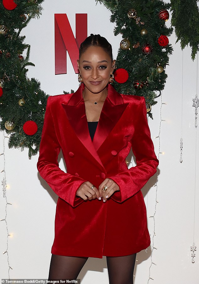 Tia noted: 'She's going to be up north. I'm going to be here in LA. The kids' dad, of course, is here' (pictured November 6)