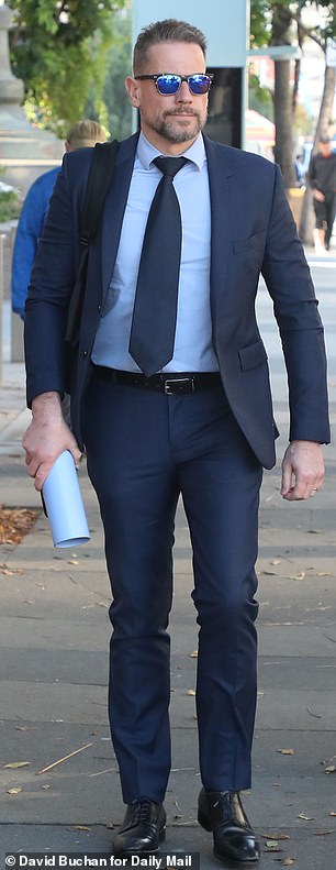 Ioan Gruffudd was seen walking into the hearing on Friday where the judge set up another meeting for them to settle before they go to trial