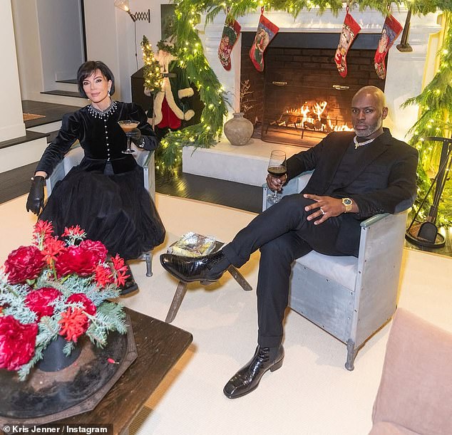 Her facelift results were impossible to ignore at the Kardashian-Jenner holiday bash, as she posed next to 45-year-old Corey - who suddenly looked much older by comparison