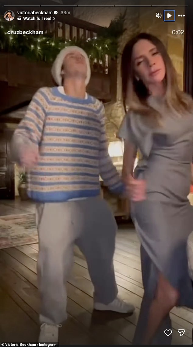 Cruz shared a glimpse of the post Christmas lunch celebrations and tagged Tom Cruise