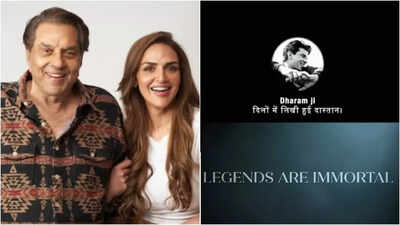 Dharmendra prayer meet: Esha Deol drops an emotional post remembering her late father; includes brothers Sunny Deol and Bobby Deol in tribute