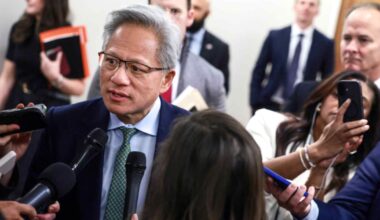 Nvidia's Jensen Huang warns of China's AI 'belt and road' ambitions