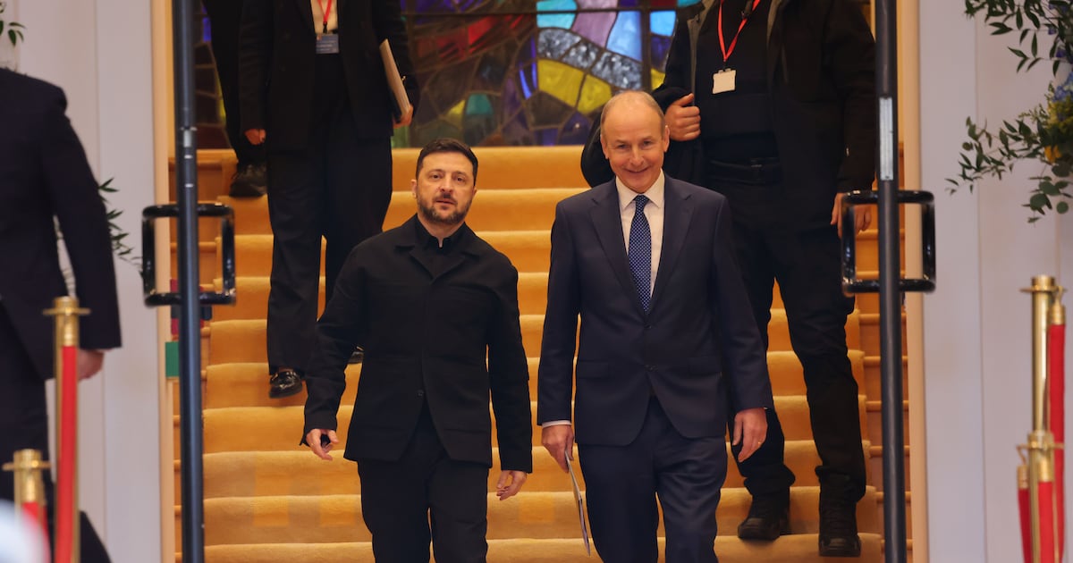 Spike in Russian shadow fleet activities during Zelenskiy visit – The Irish Times