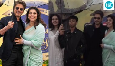 Shah Rukh Khan and Kajol's cute moment with Nysa, Yug in London melts hearts; fans say ‘feels like a happy family’