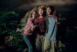 thumbnail: Actor, Emma Watson (L) Rupert Grint (M) and Daniel Radcliffe (R) on the set of the film 'Harry Potter and The Prisoner of Azkaban', London, England, 2003 (Photo by Murray Close/ Getty Images)