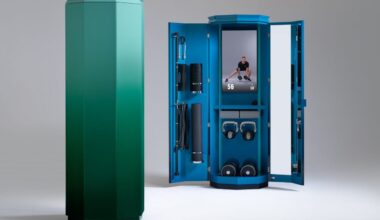 Ottagono Packs a Full Workout into a Luminous Octagonal Column