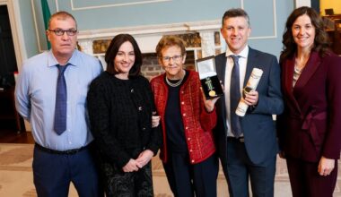 Cork family ‘very proud’ as they accept posthumous gold medal for bravery for their hero father