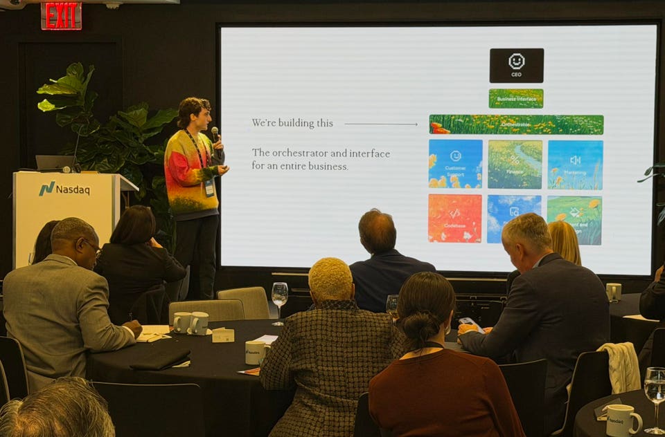 The General Intelligence Co. is on a mission to build the operating system for a one-person, billion-dollar companies.